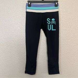 RARE Limited Edition Lululemon Run: Inspire Crop II, Soul Cycle Branded Size 4